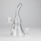 Nami Glass | 9" Ripple Dab Rig – Premium Borosilicate with Signature Inline Design