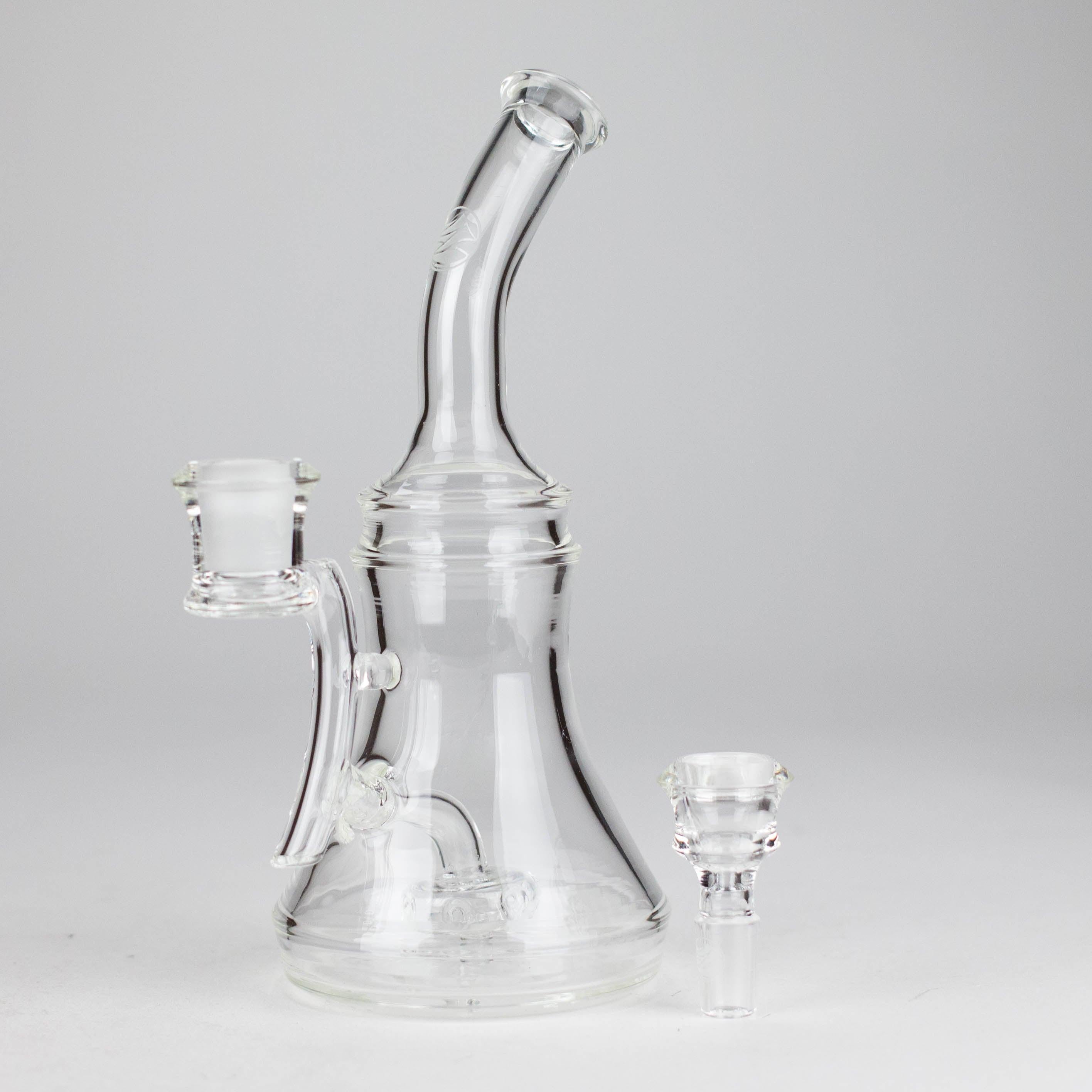 Nami Glass | 9" Ripple Dab Rig – Premium Borosilicate with Signature Inline Design