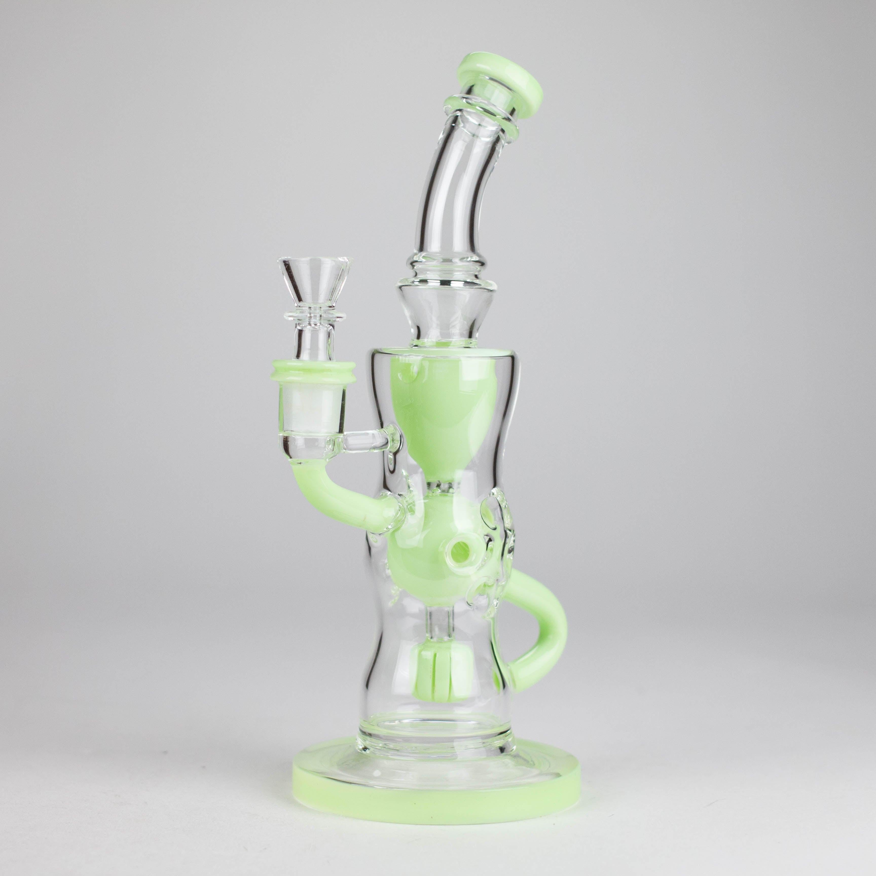 9" Fab Klein Recycler – Premium Glass Rig with Matrix Perc for Superior Filtration Main image