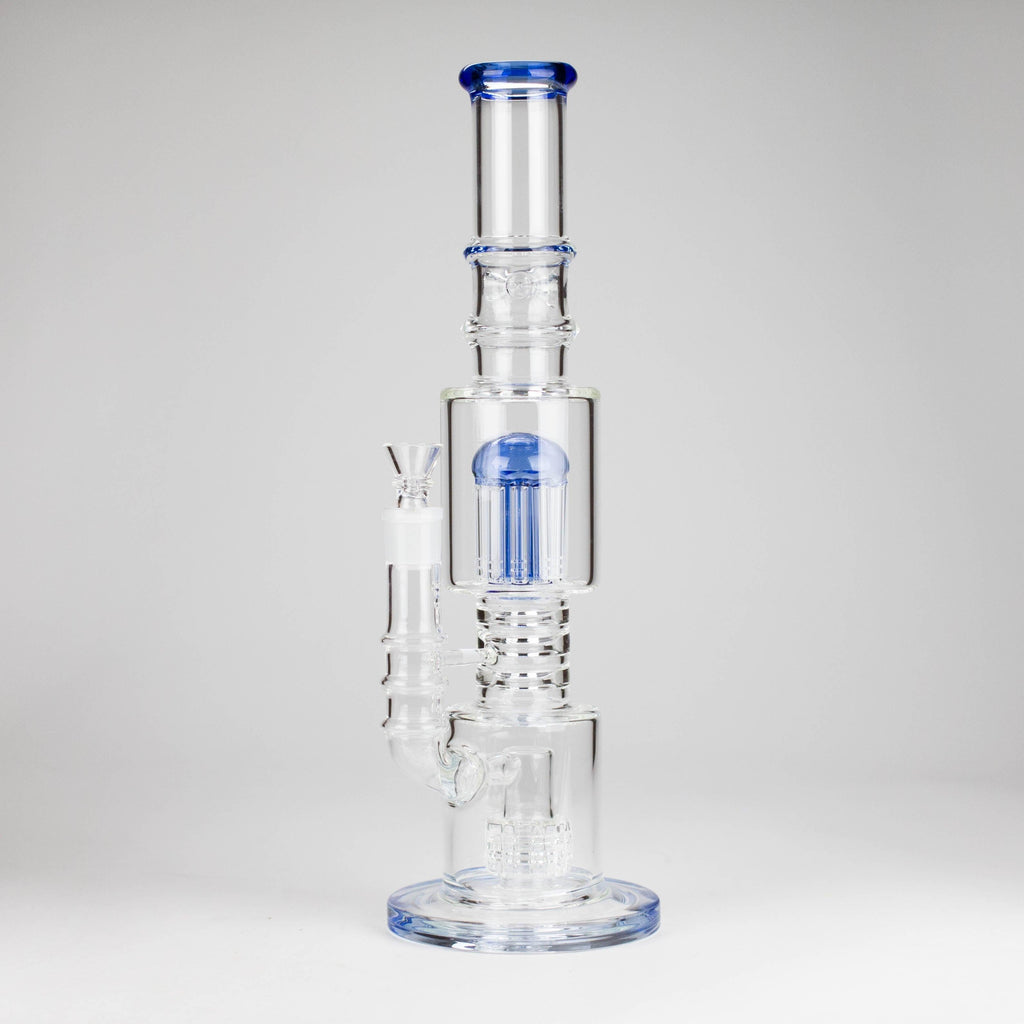 16" Glass Bong – 10-Arm Tree Perc with Matrix Perc for Maximum Filtration