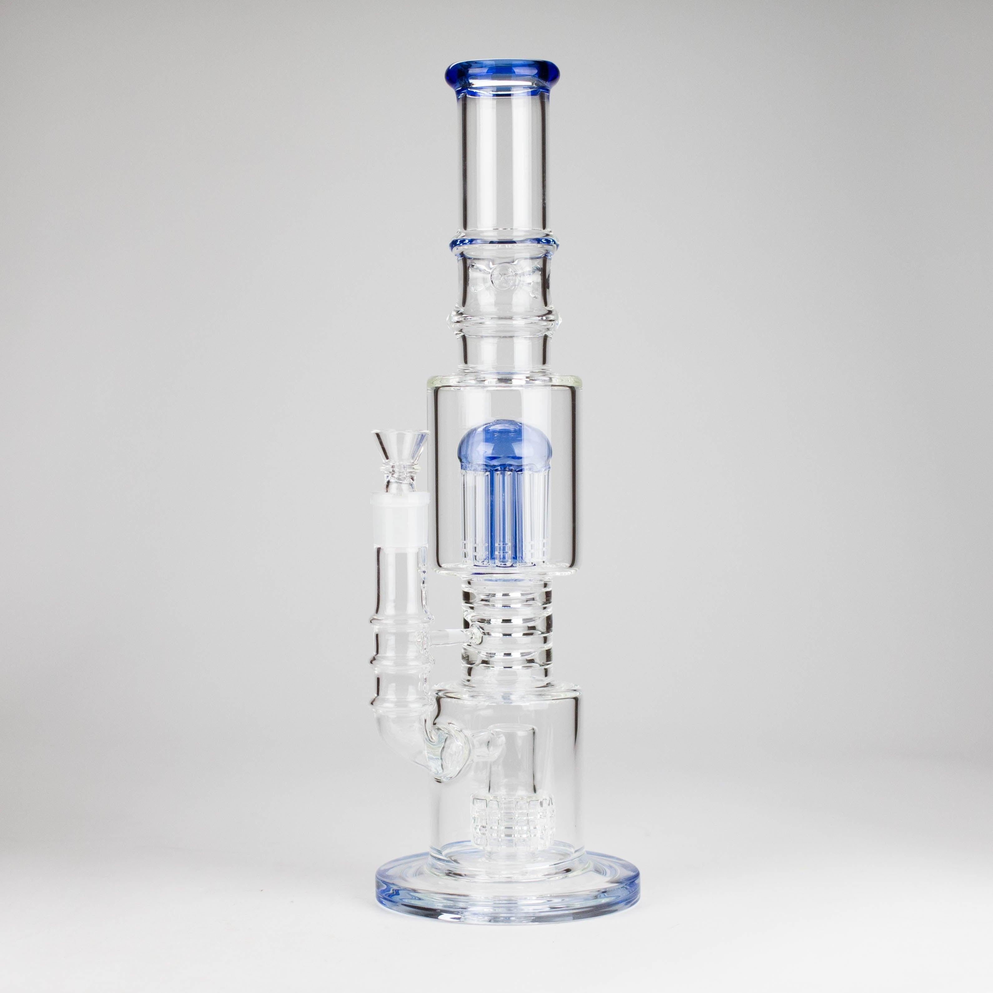 16" Glass Bong – 10-Arm Tree Perc with Matrix Perc for Maximum Filtration