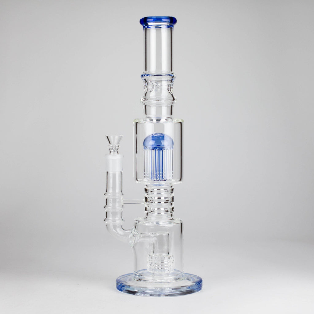 16" Glass Bong – 10-Arm Tree Perc with Matrix Perc for Maximum Filtration