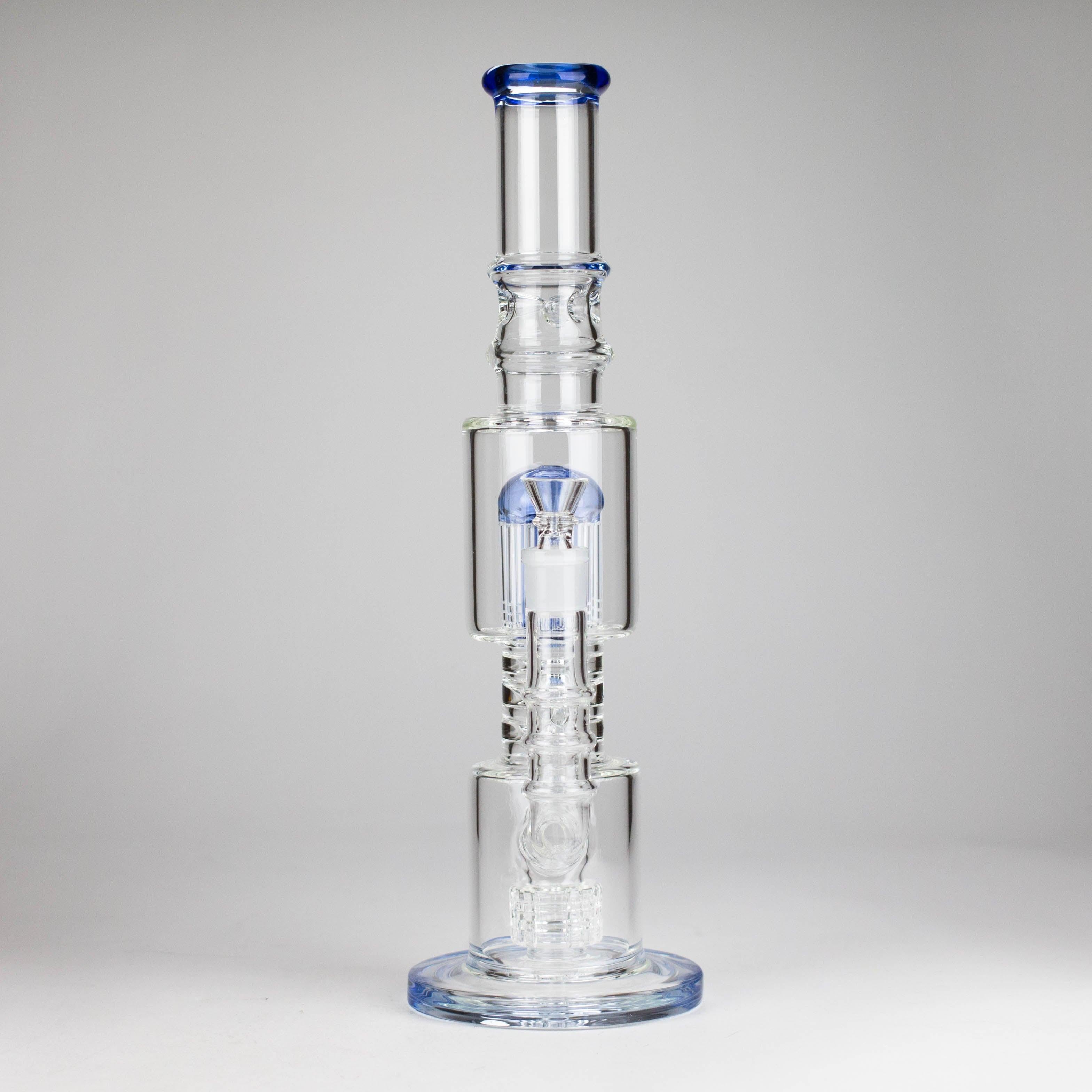 16" Glass Bong – 10-Arm Tree Perc with Matrix Perc for Maximum Filtration
