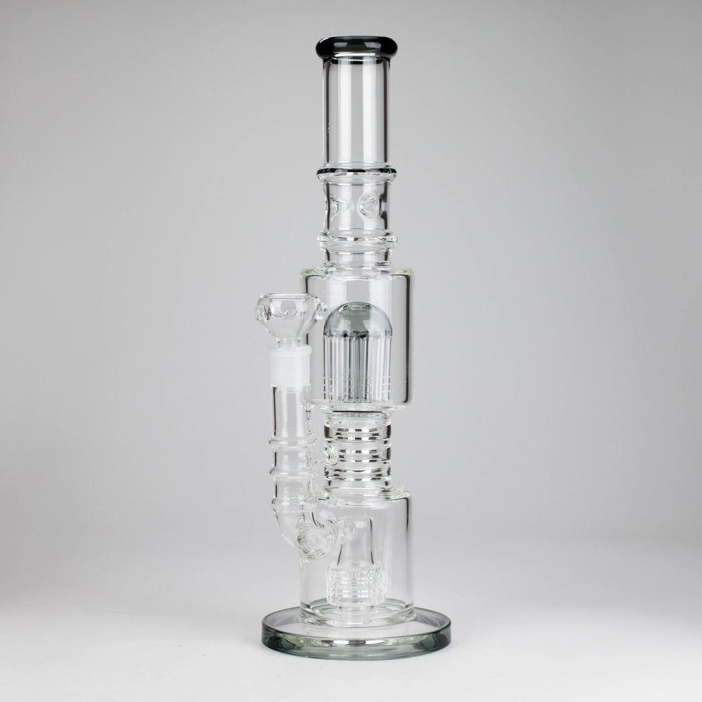 16" Glass Bong – 10-Arm Tree Perc with Matrix Perc for Maximum Filtration