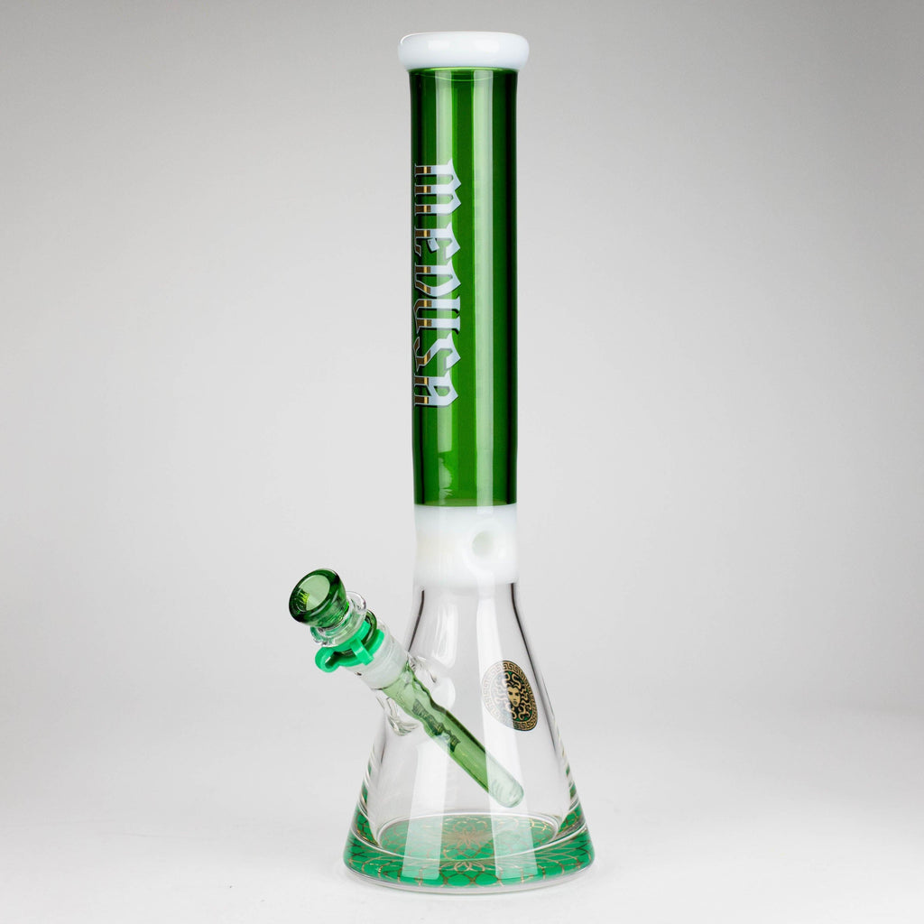 Medusa | 16" 7mm Glass Beaker Bong – Premium Thick Glass