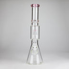 16" 7mm Colored Beaker Bong – Premium Thick Glass with Grid Perc