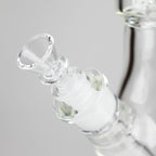 16" 7mm Colored Beaker Bong – Premium Thick Glass with Grid Perc
