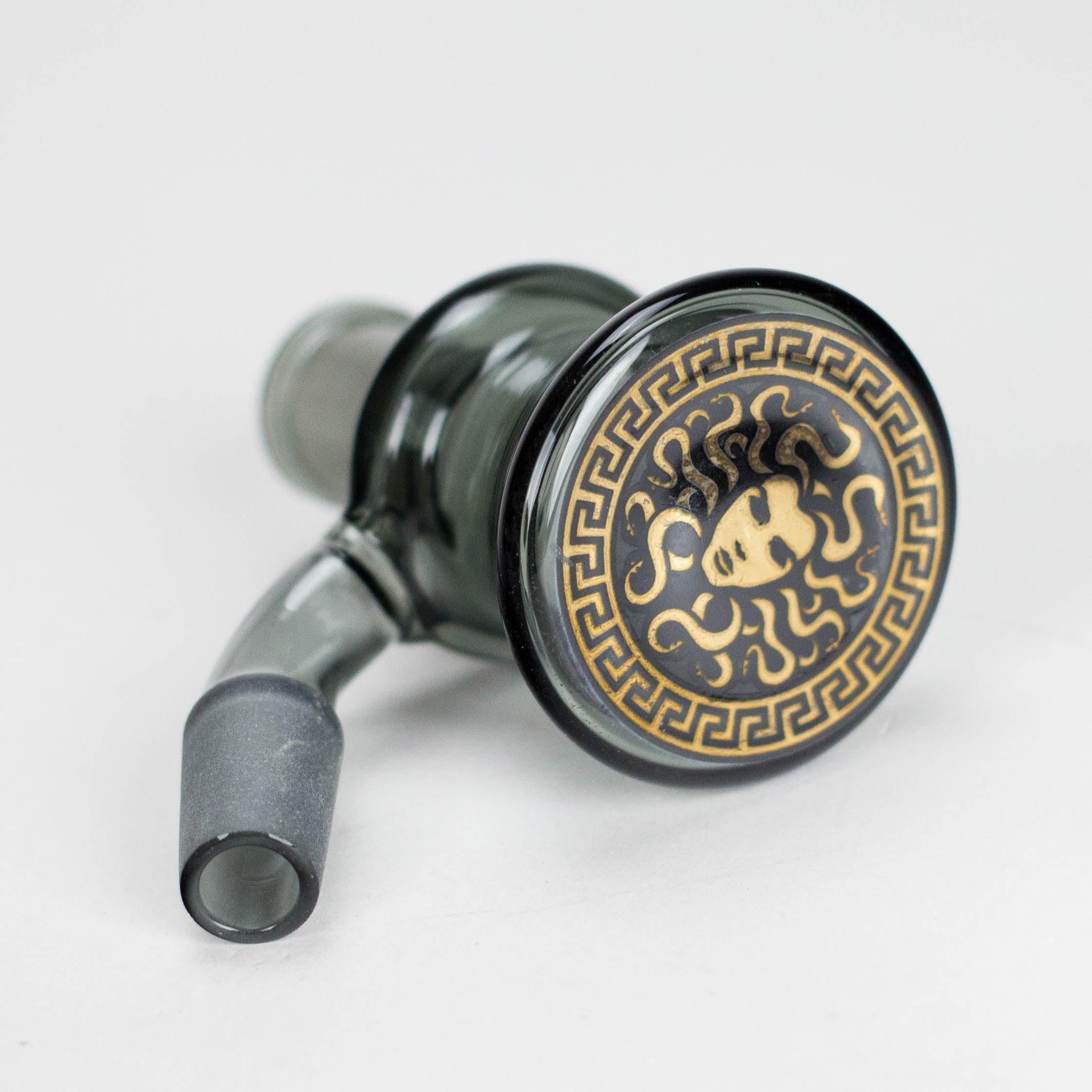 Medusa | 14mm Full Color Dry Ash Catcher – 45° Angle for Cleaner, Smoother Hits