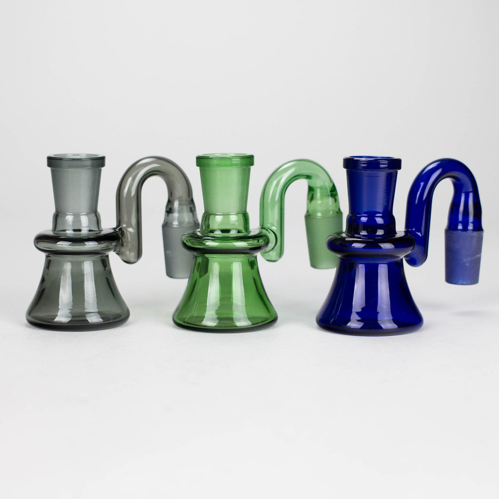 Medusa | 18mm Full Color Dry Ash Catcher – 90° Angle for Cleaner, Smoother Hits