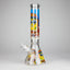 14" 7 mm Glass Bong With Cartoon Sponge Design [AQ0421-2]
