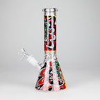 10" Glow-in-the-Dark Glass Beaker Bong [BH1351]