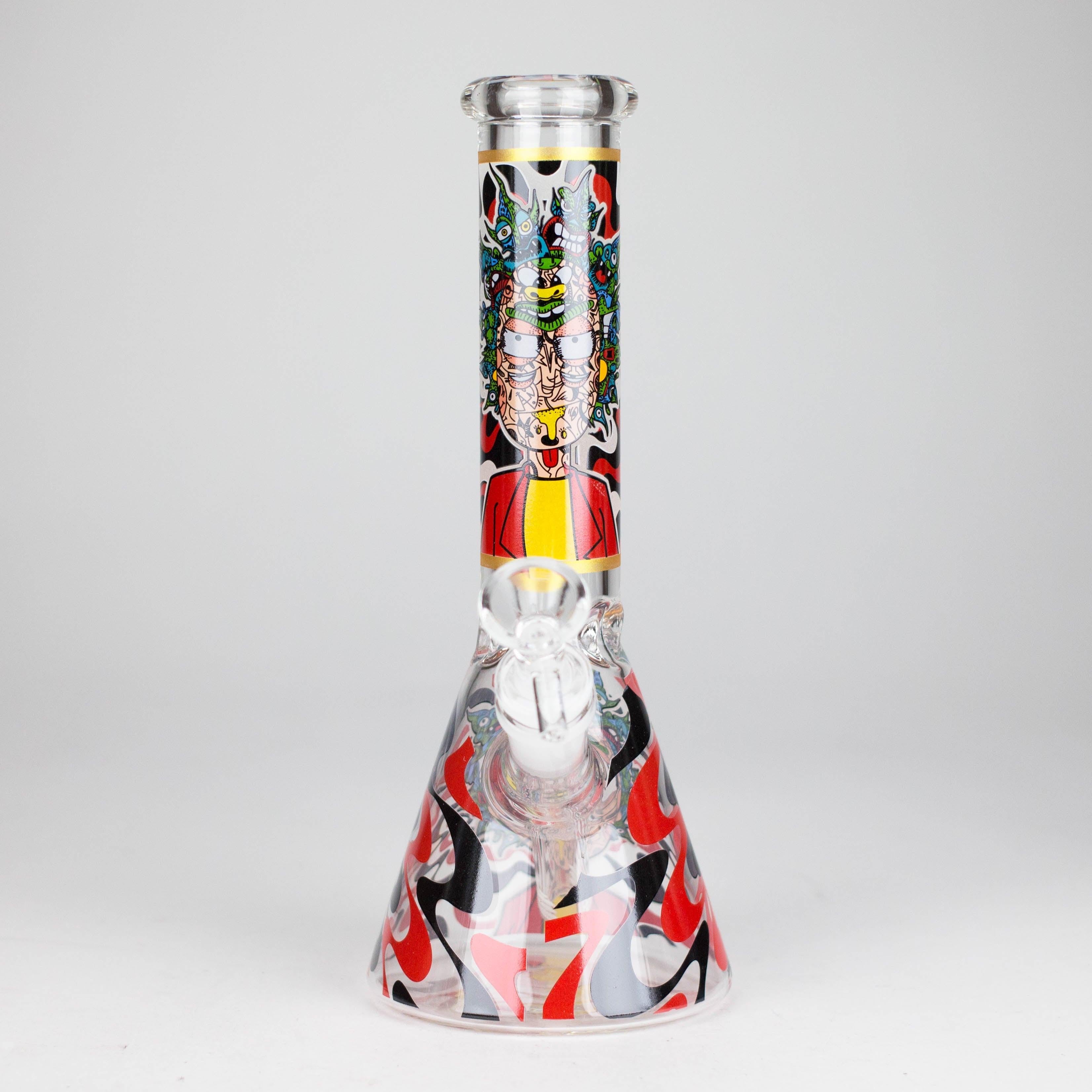 10" Glow-in-the-Dark Glass Beaker Bong [BH1351] Secondary image