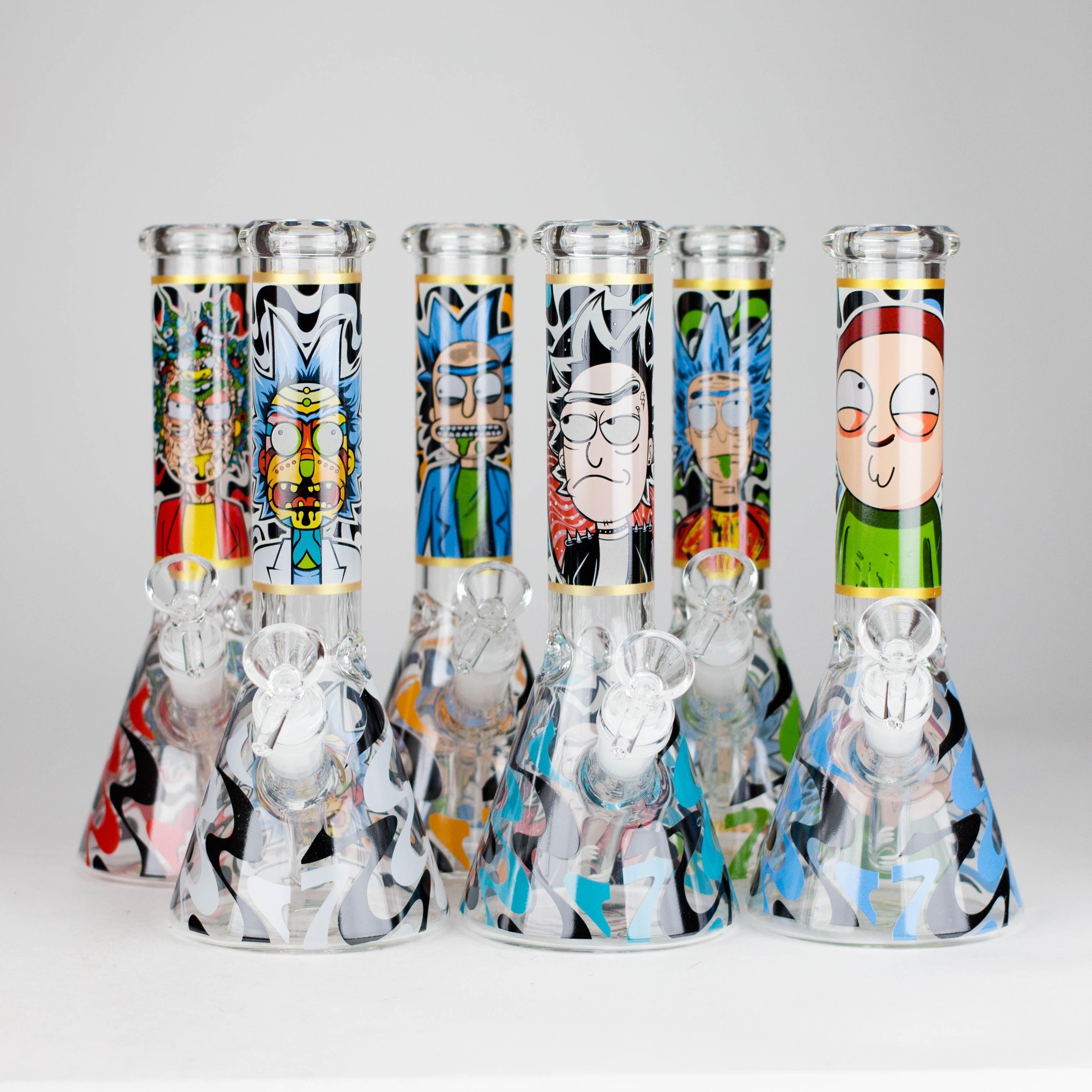 10" Glow-in-the-Dark Glass Beaker Bong [BH1351] Main image