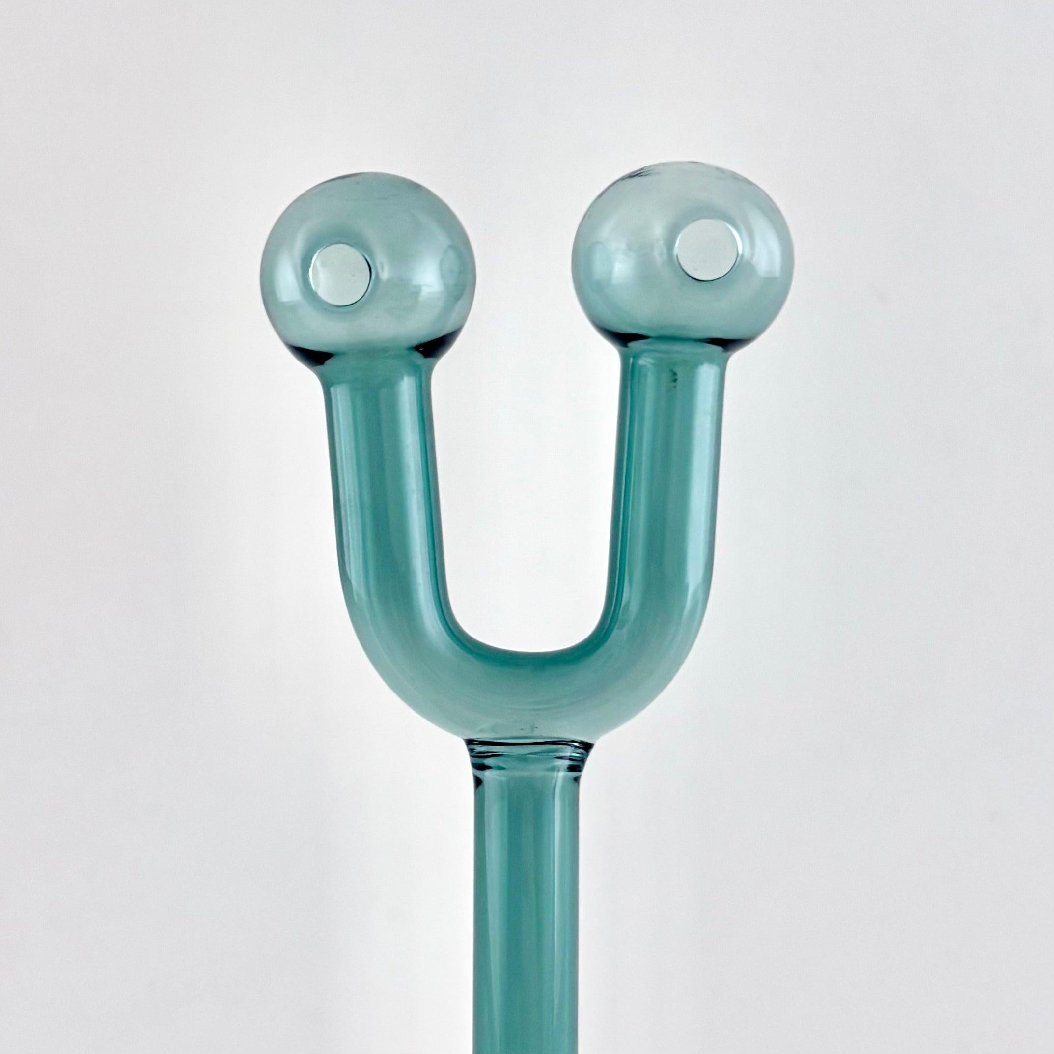 6" Double Hole Oil Burner Pipe – Assorted Colors-2CT
