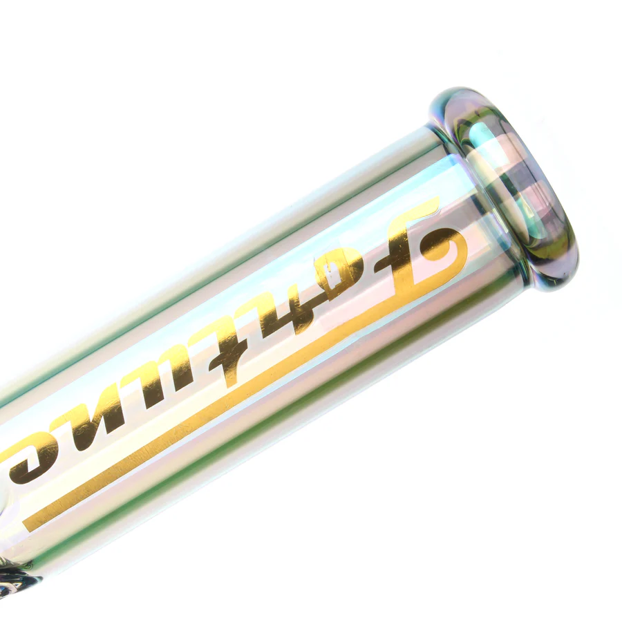 Fortune | 14" 7mm Electroplated Skull Glass Bong