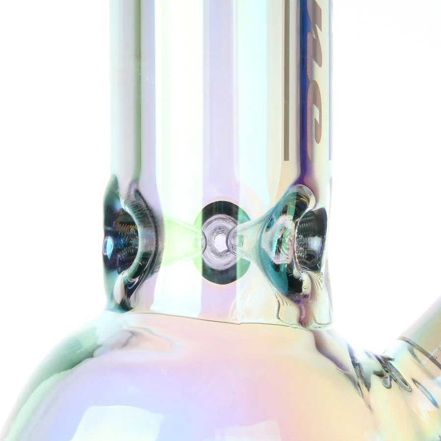 Fortune | 14" 7mm Electroplated Skull Glass Bong