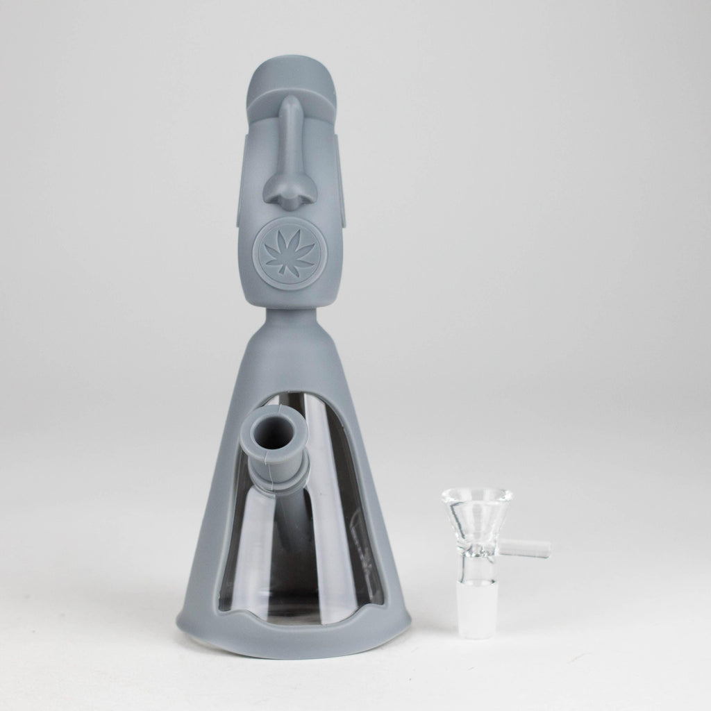 8" Resurrected stone statue water pipe