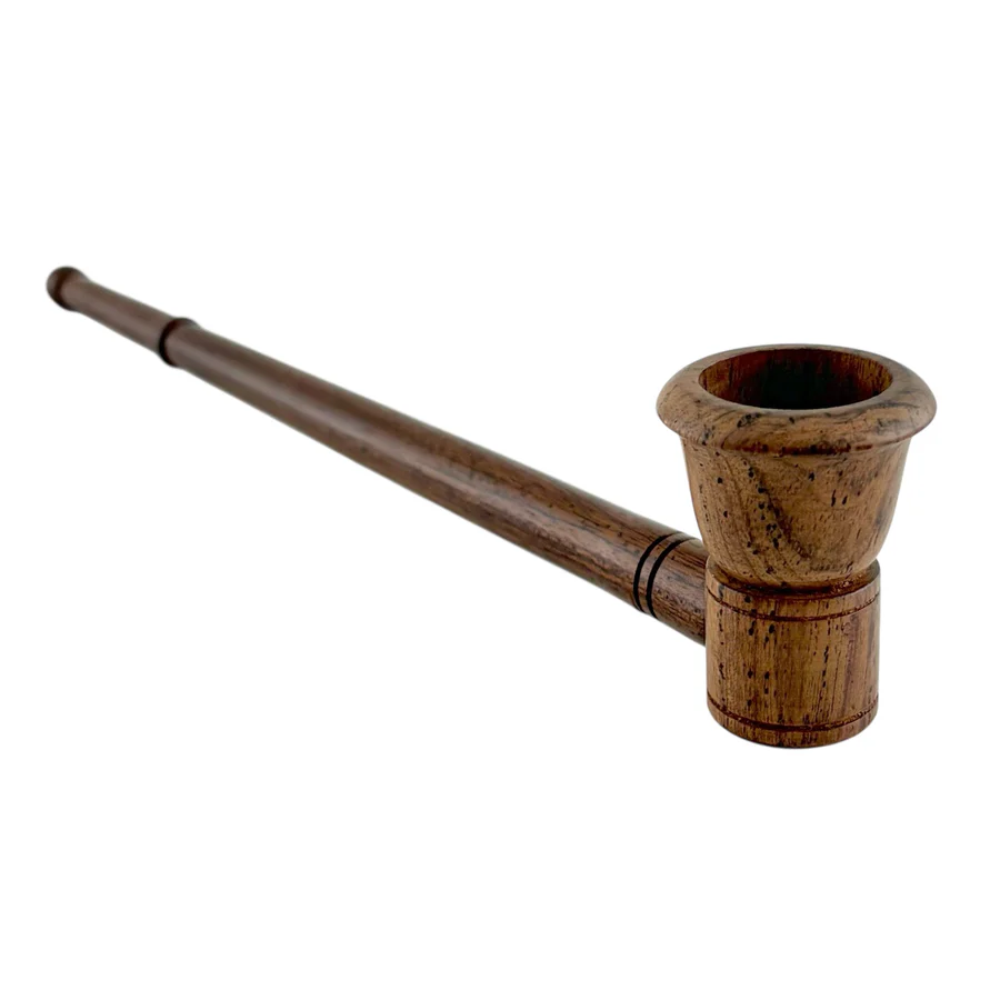 9" Wooden Pipe - Classic Long-Style Design - 2PCS Main image