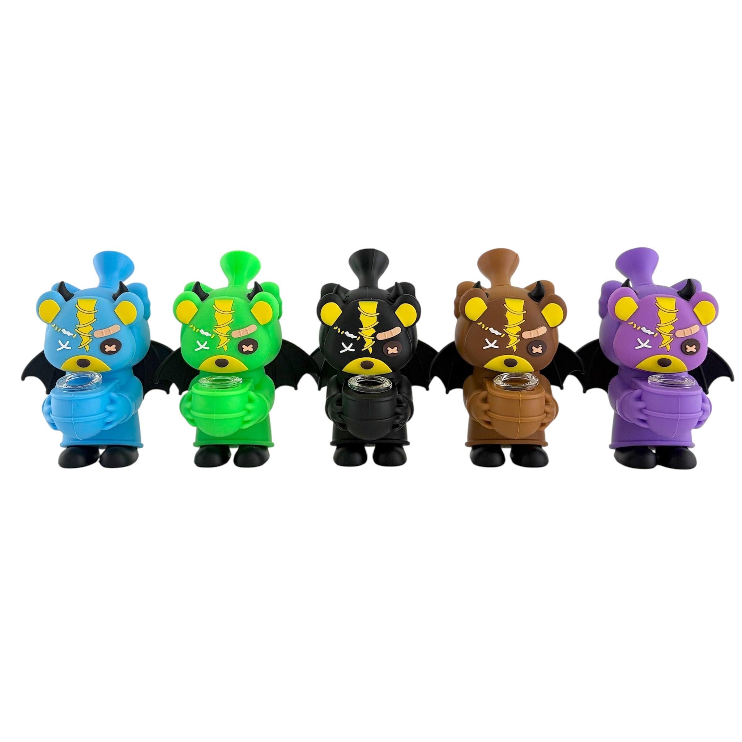 6" Franken-Bear Silicone Water Pipe Main image