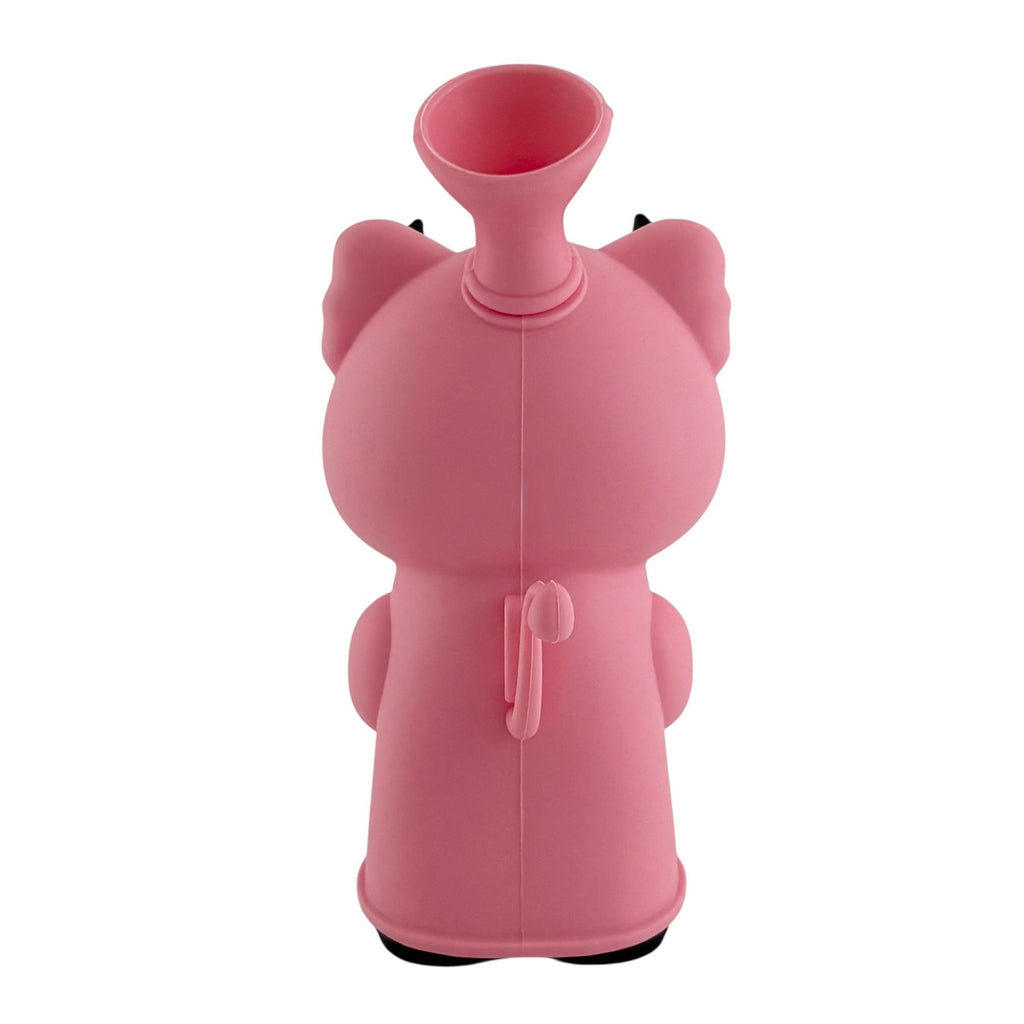 6" Pink Bear Silicone Water Pipe