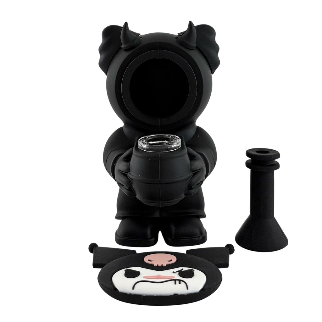 6" Silicone Character Water Pipe – Assorted Colors