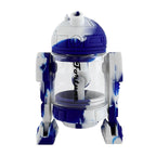 6.5" Silicone R2D2-Inspired Water Pipe