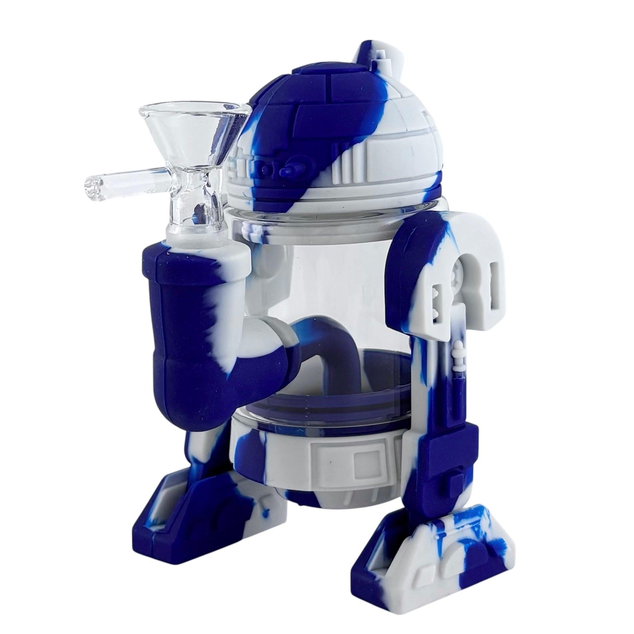 6.5" Silicone R2D2-Inspired Water Pipe Secondary image