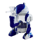 6.5" Silicone R2D2-Inspired Water Pipe