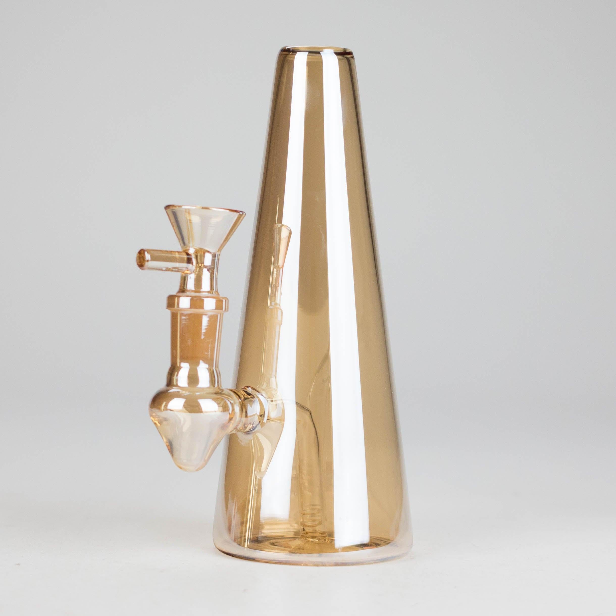 7" Solid Color Electroplate Glass Bong