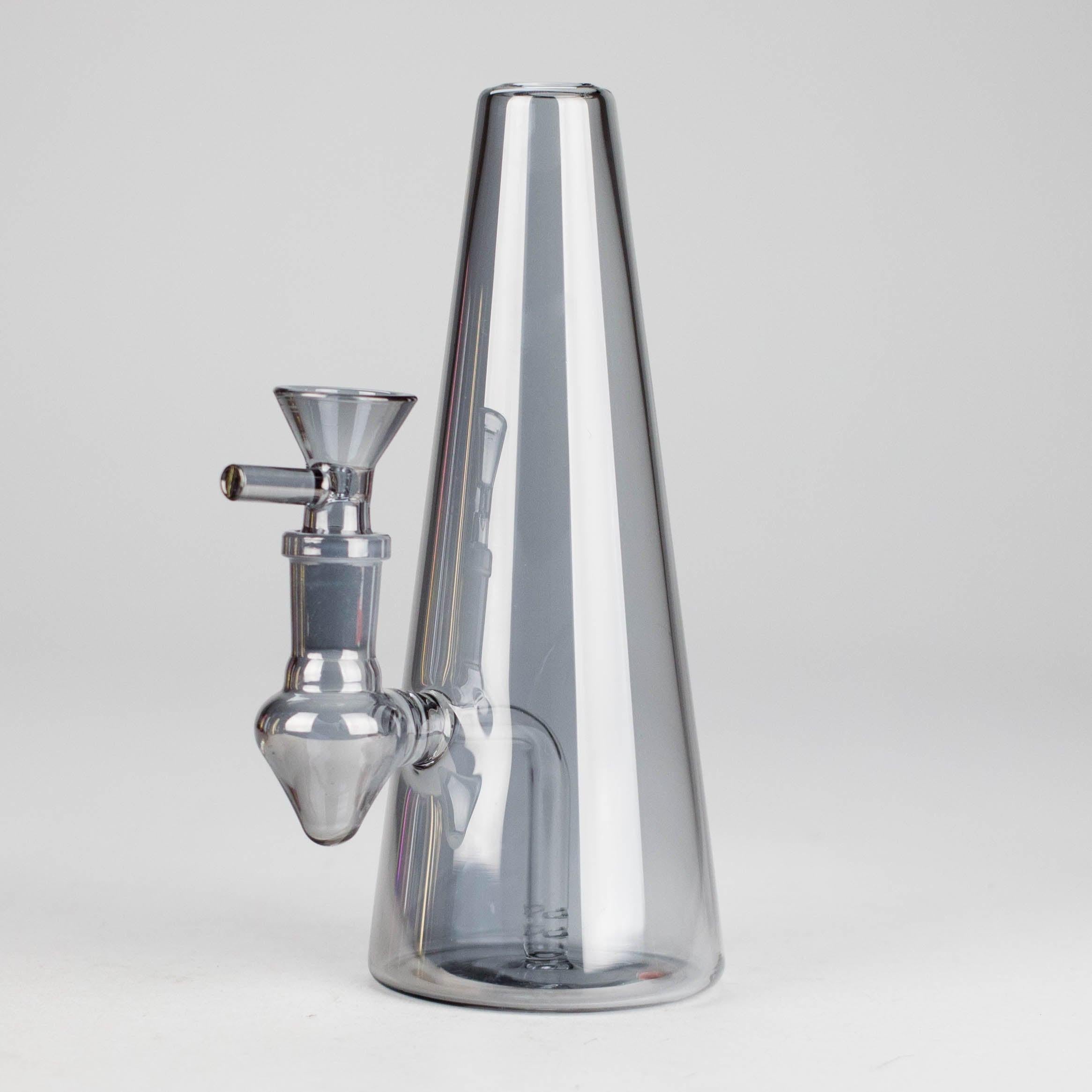 7" Solid Color Electroplate Glass Bong