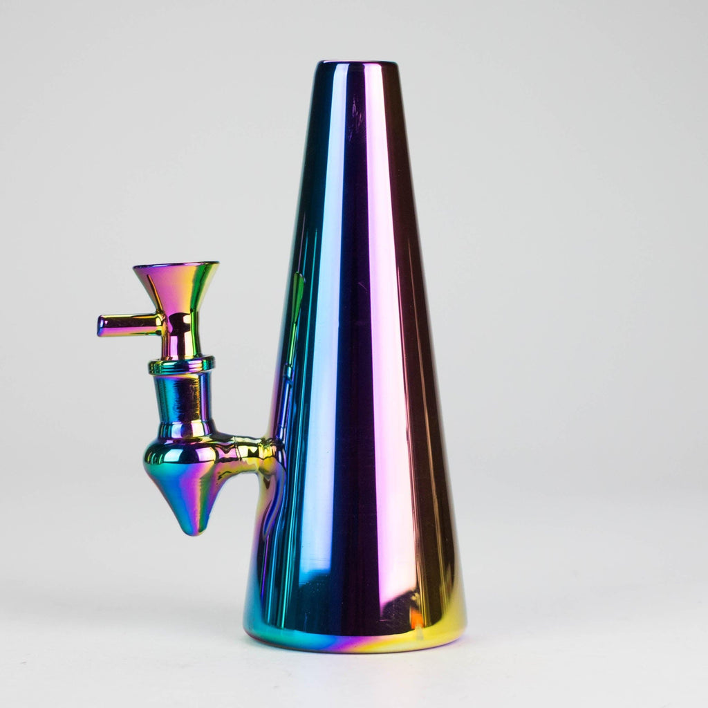 7" Solid Color Electroplate Glass Bong