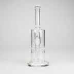 9" 2-in-1 Color accented Glass Dag Rig with Percolator