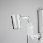 9" 2-in-1 Color accented Glass Dag Rig with Percolator