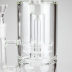 9" 2-in-1 Color accented Glass Dag Rig with Percolator