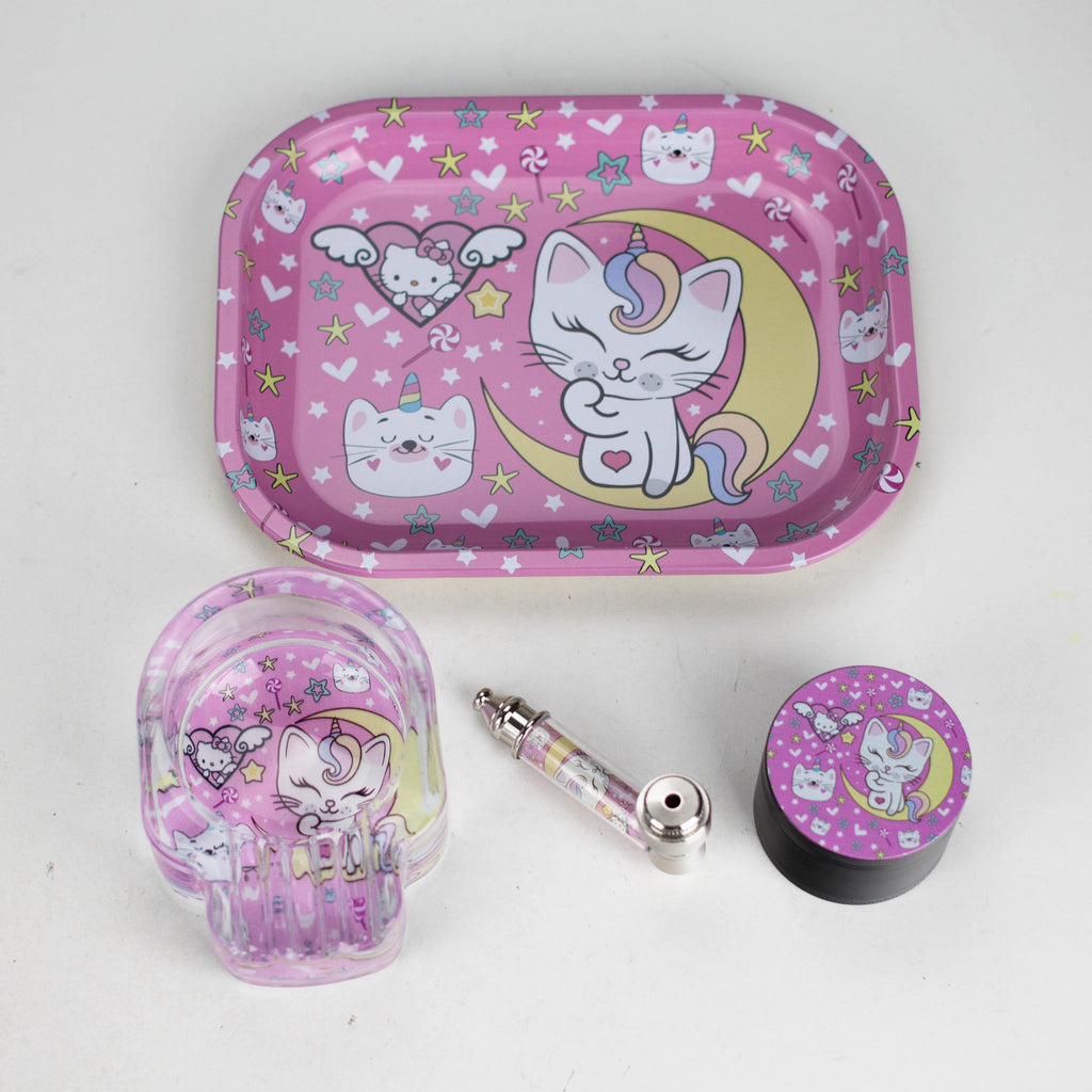 4-in-1 Metal Pipe Smoke Set – Complete Kit