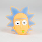 4.5" Cartoon Silicone Hand Pipe with Glass Bowl [H58]