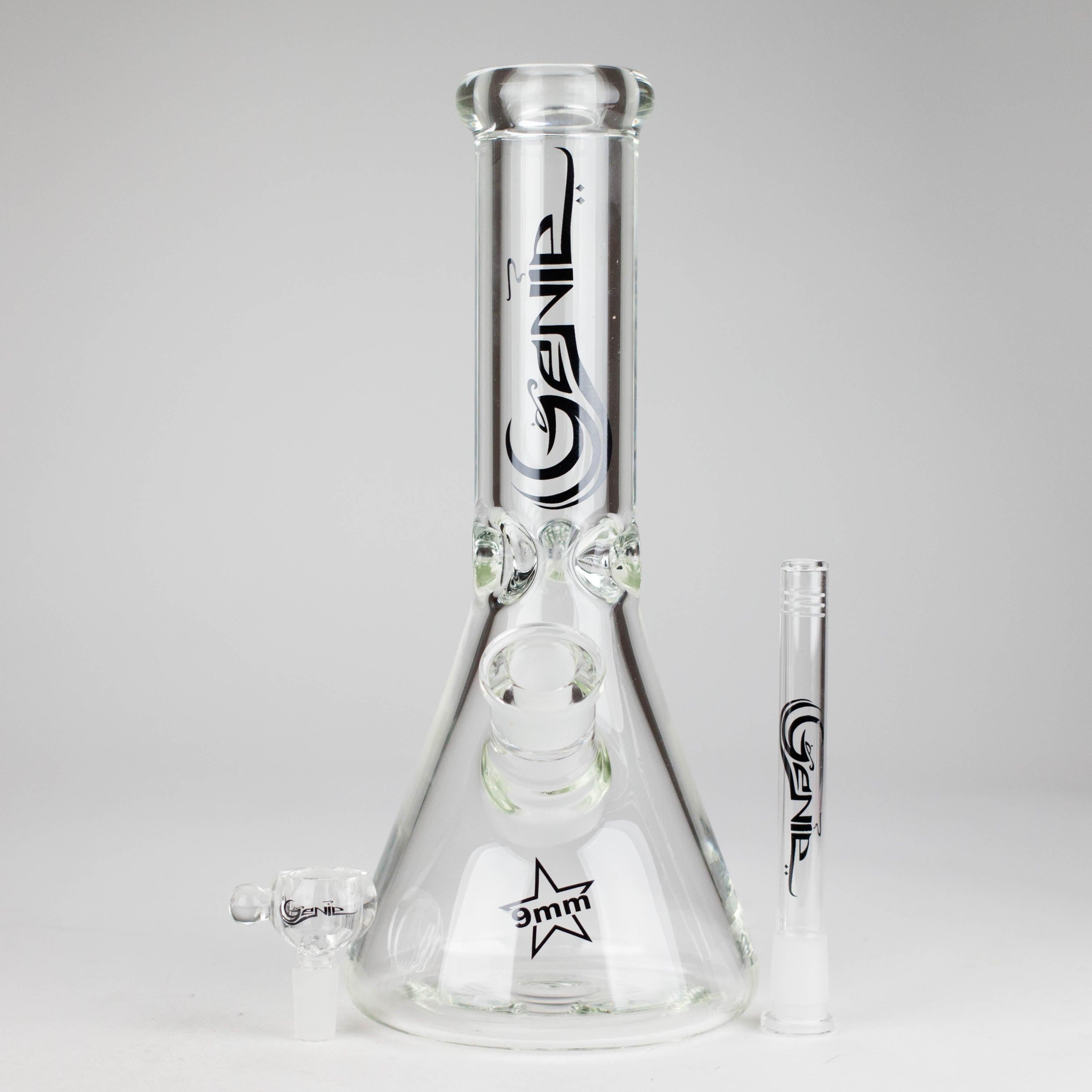 Genie | 12" 9mm Glass Beaker Bong [GL15]