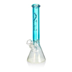 16" 9mm Blue Beaker Bong with Bowl and Downstem