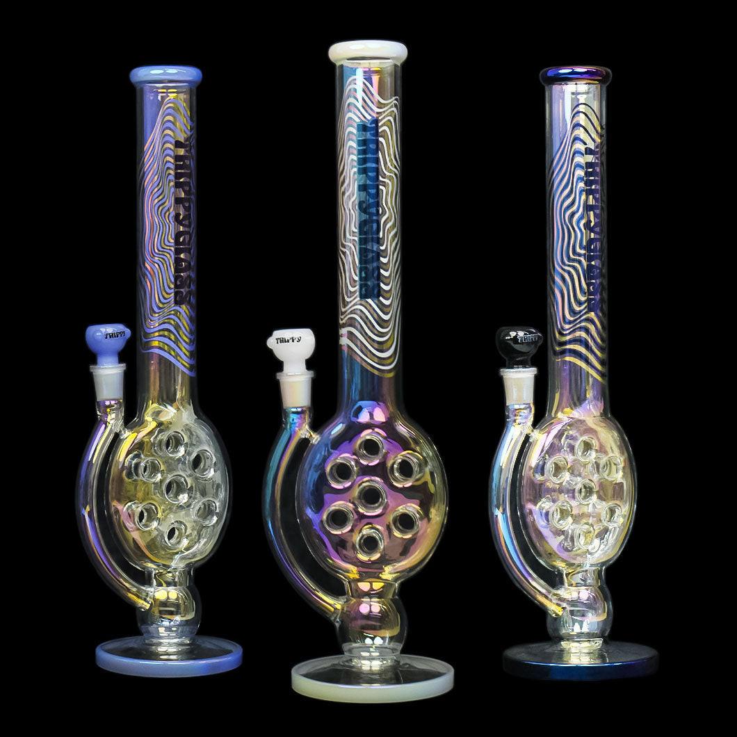 18" Trippy Swiss Perc Bong Main image