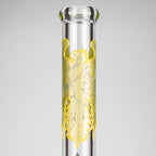 NG | 18" 9mm Metallic Eagle and Skull Beaker [L745]