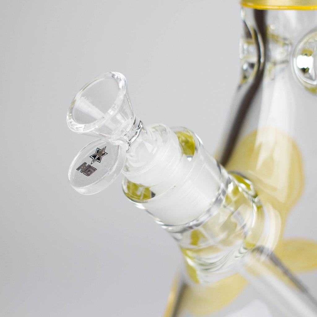 NG | 18" 9mm Metallic Eagle and Skull Beaker [L745]