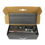 17" 10mm Straight Tube with Triple Inline Perc and Ash Catcher