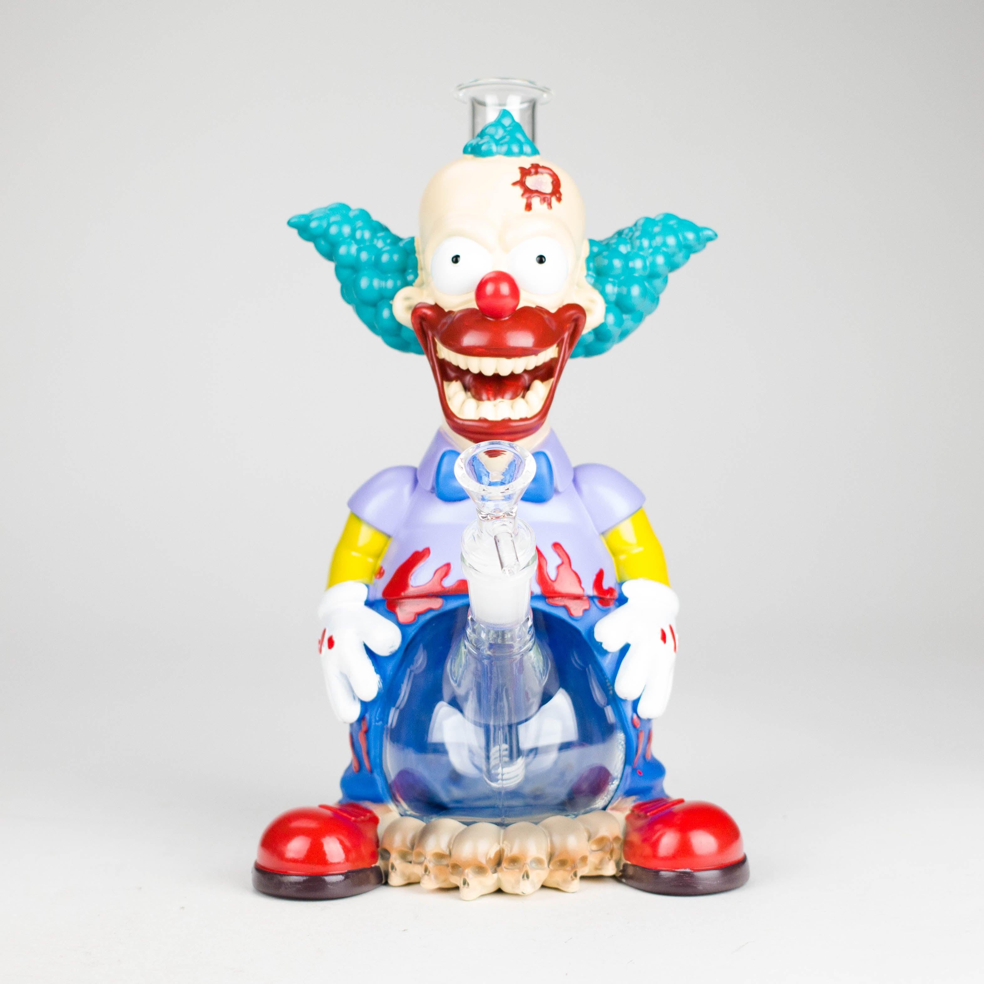 11" Circus Clown water pipe Main image