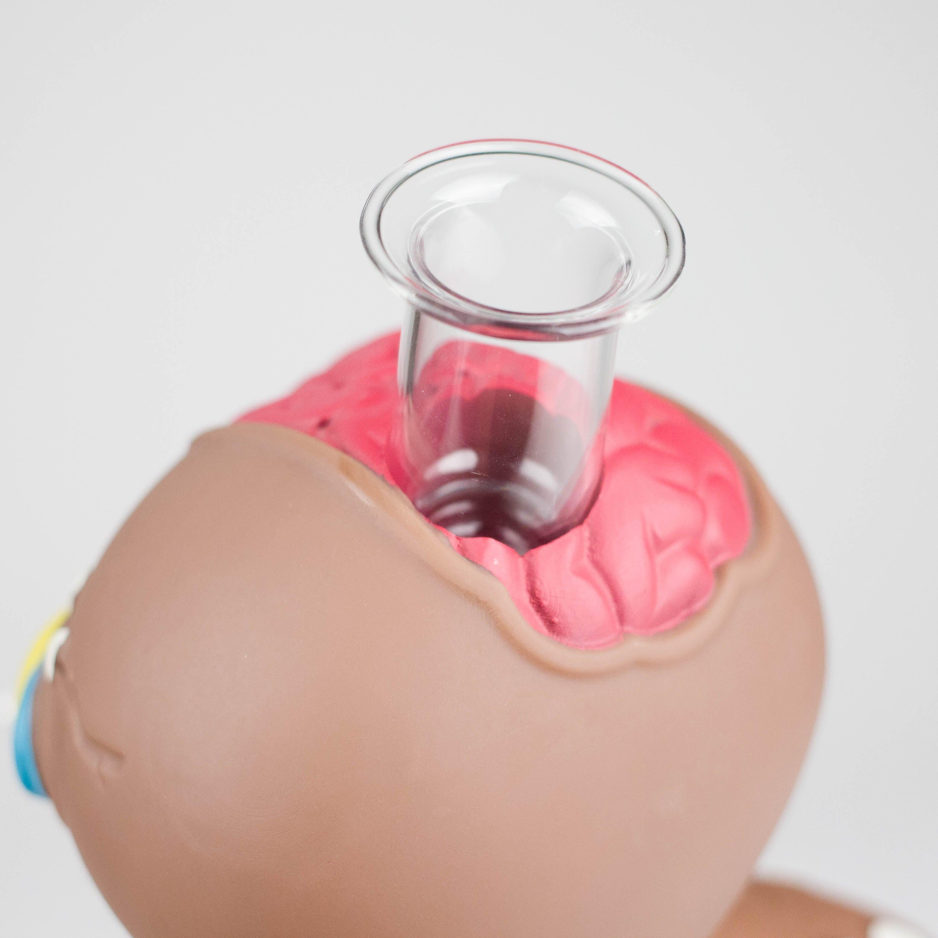 11.5" Vinyl gingerbread man water pipe