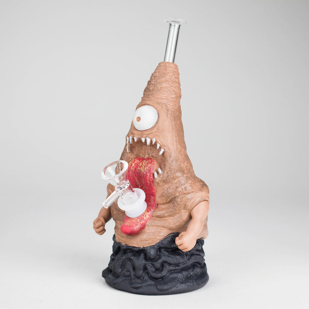 8.6" Vinyl Swamp Monster water pipe