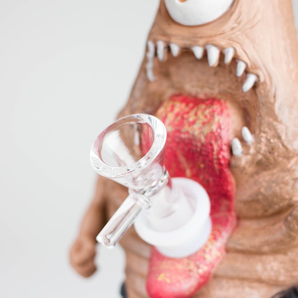 8.6" Vinyl Swamp Monster water pipe