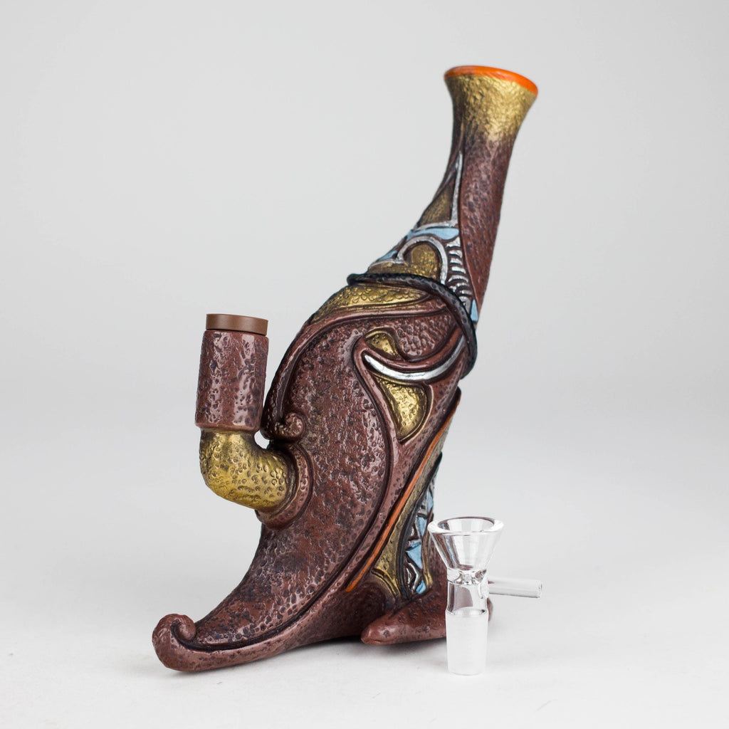 7.8“ Vinyl indian elements water pipe
