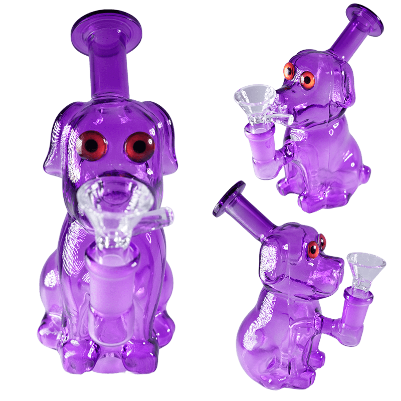 5″ Dog-Themed Water Pipe with 14mm Glass Bowl [SMKZ173] Main image