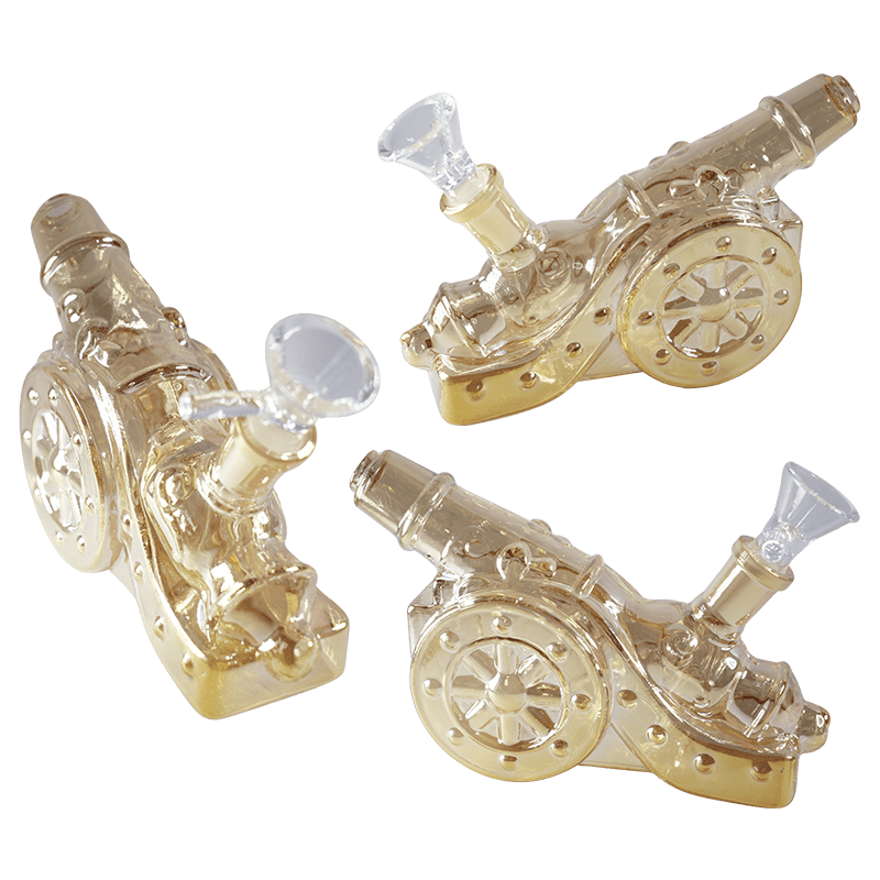 4″ Artillery Design Glass Pipe – Yellow [SMKZ179] Main image