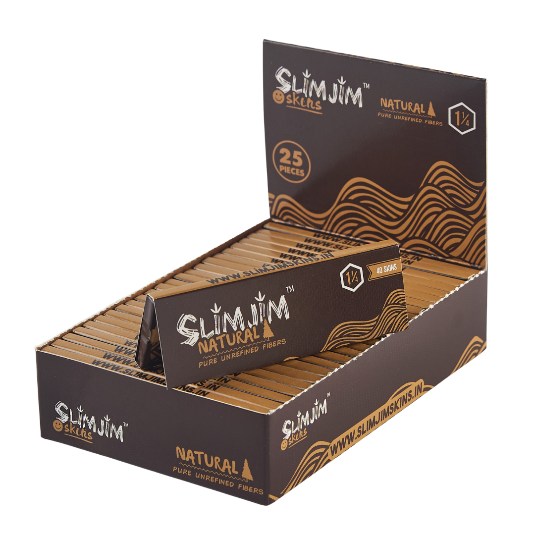 Slimjim - Natural 1 1/4th Skins Box of 25 Main image